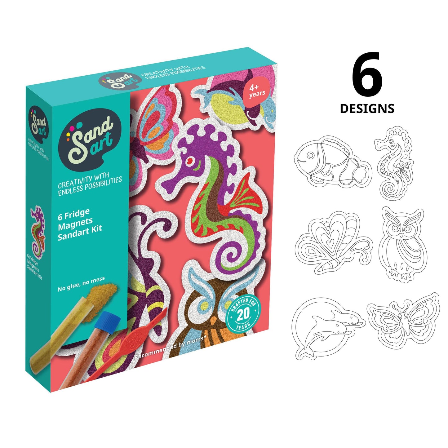 Sandart Fridge Magnet Craft Kit