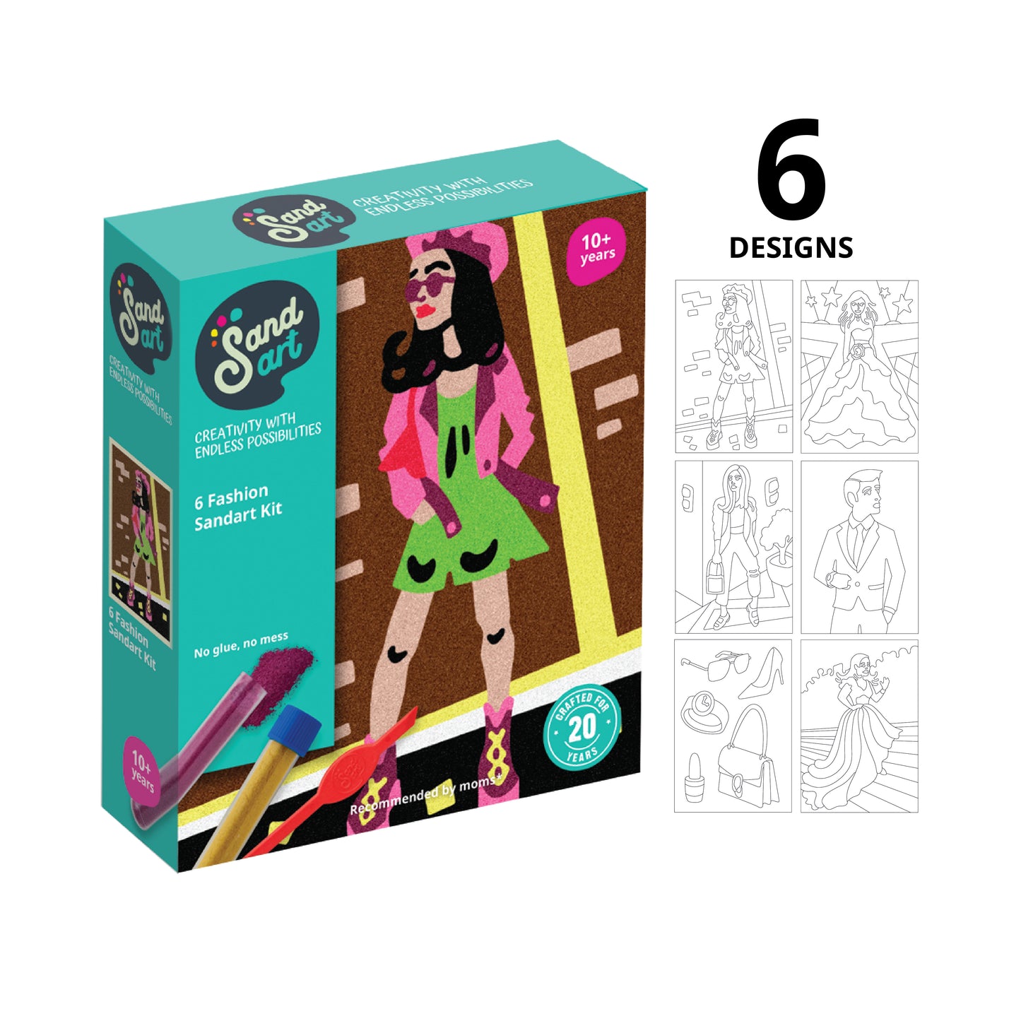 Sandart Fashion 6 pack