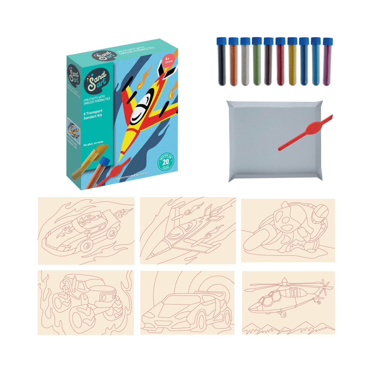 Sandart Transport 6 pack