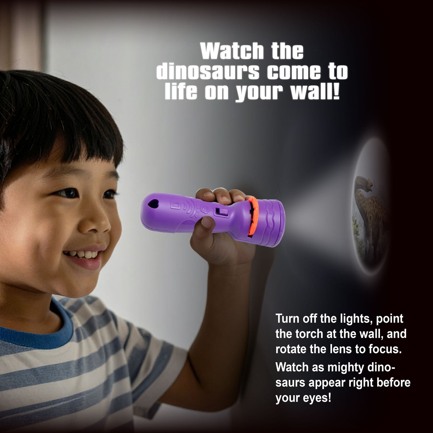 Dinosaurs Torch Projector