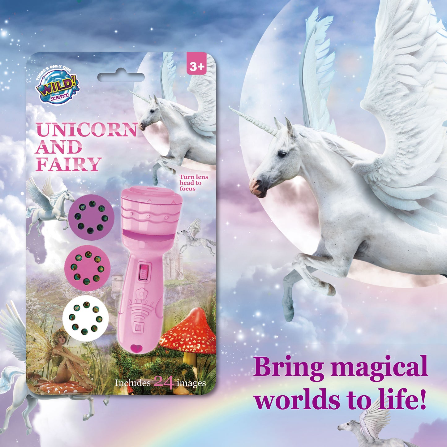 Unicorn & Fairy Torch Projector