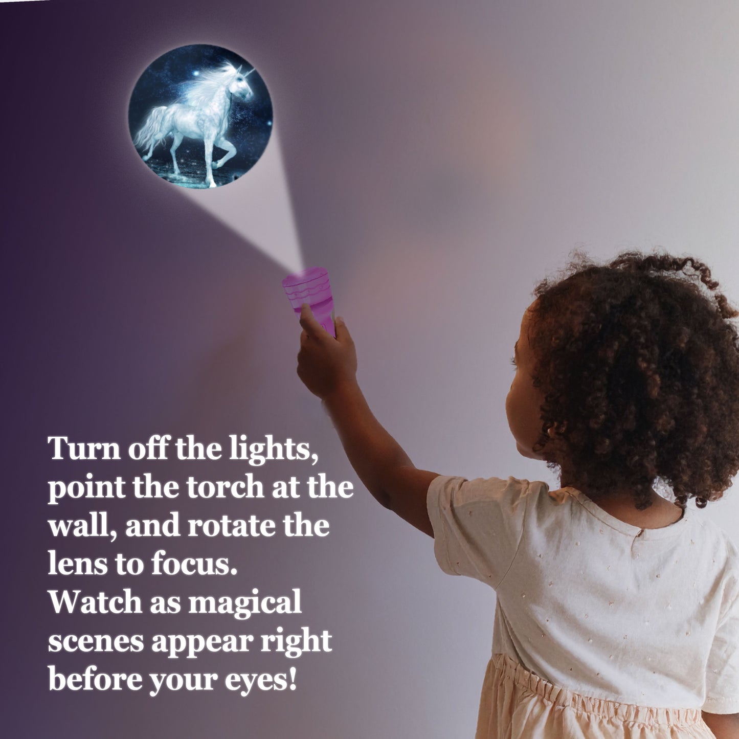 Unicorn & Fairy Torch Projector
