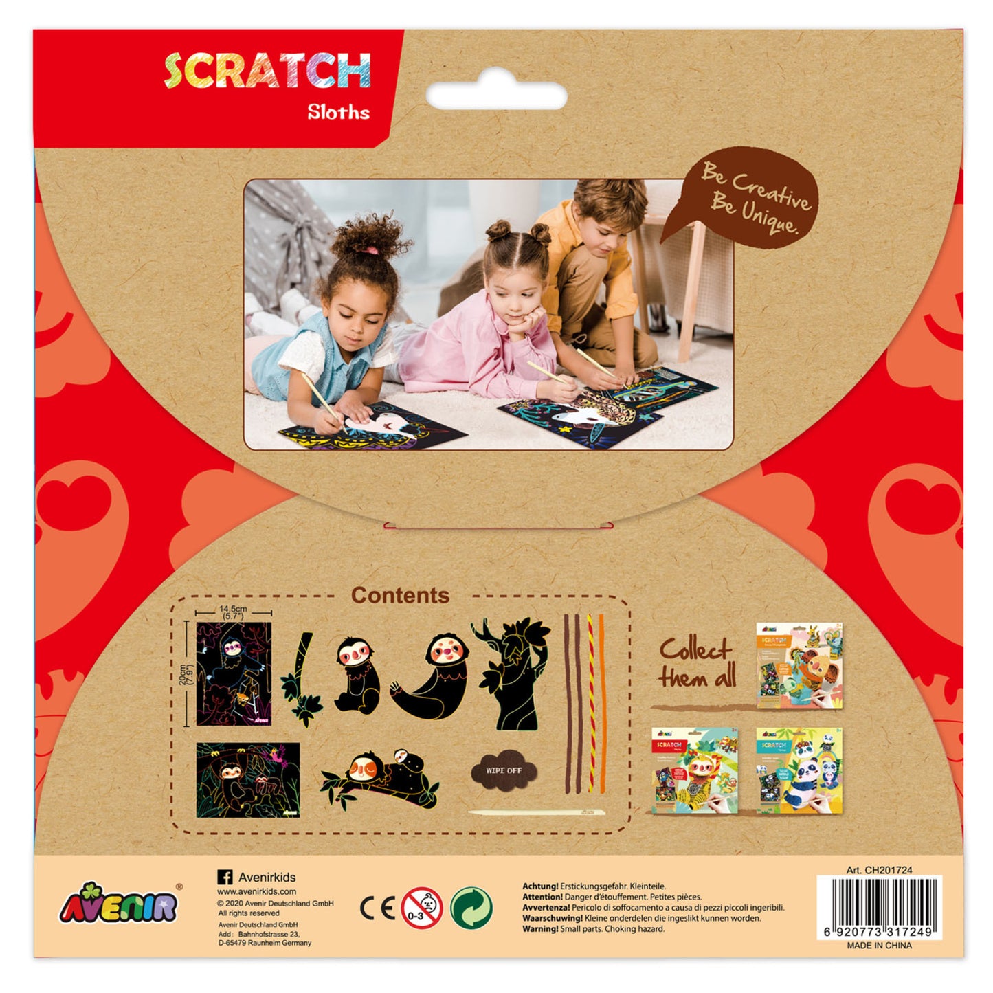 Scratch Sloths with Fuzzy Sticks