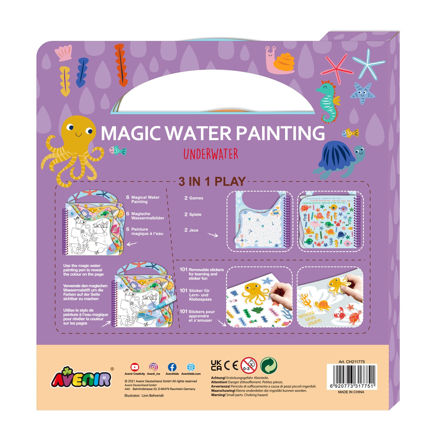 Magic Water Painting Underwater