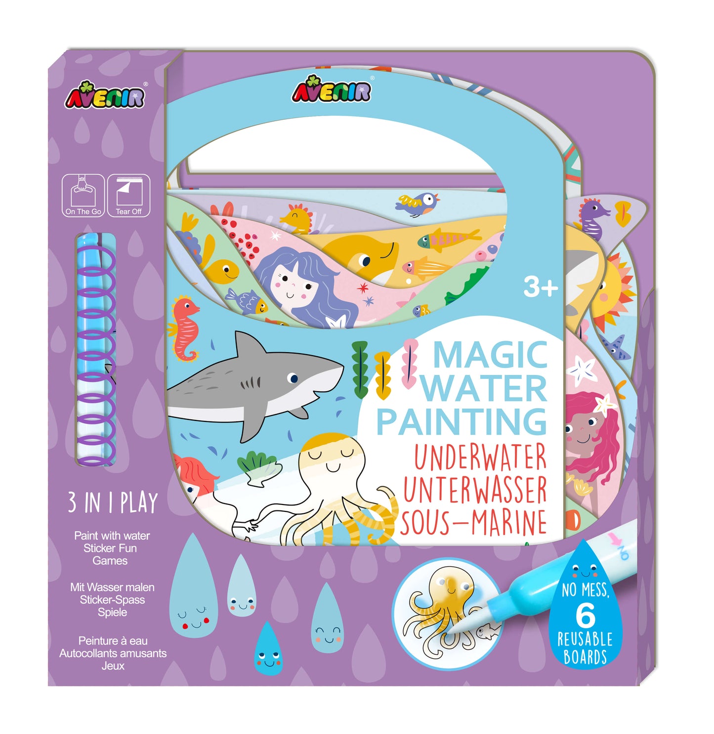 Magic Water Painting Underwater