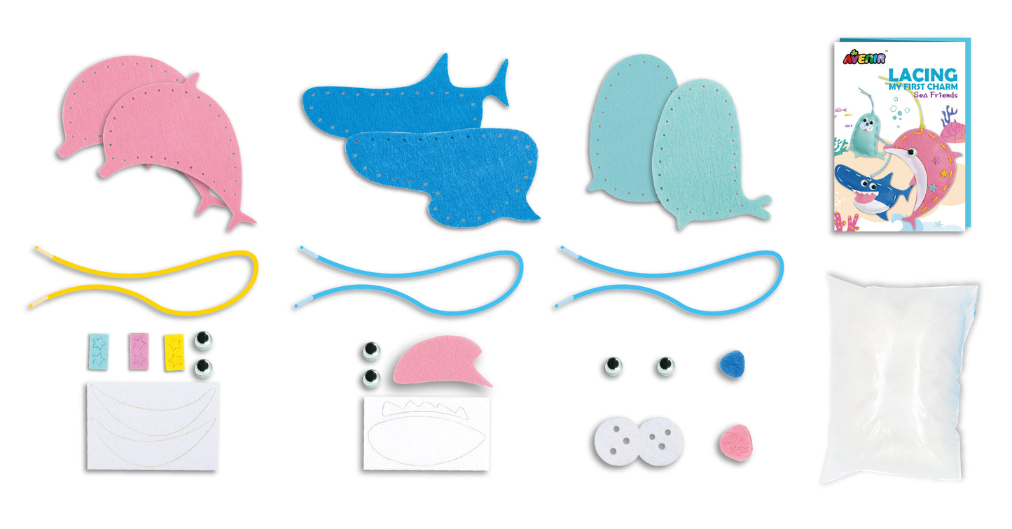 My First Lacing Kit Sea Friends