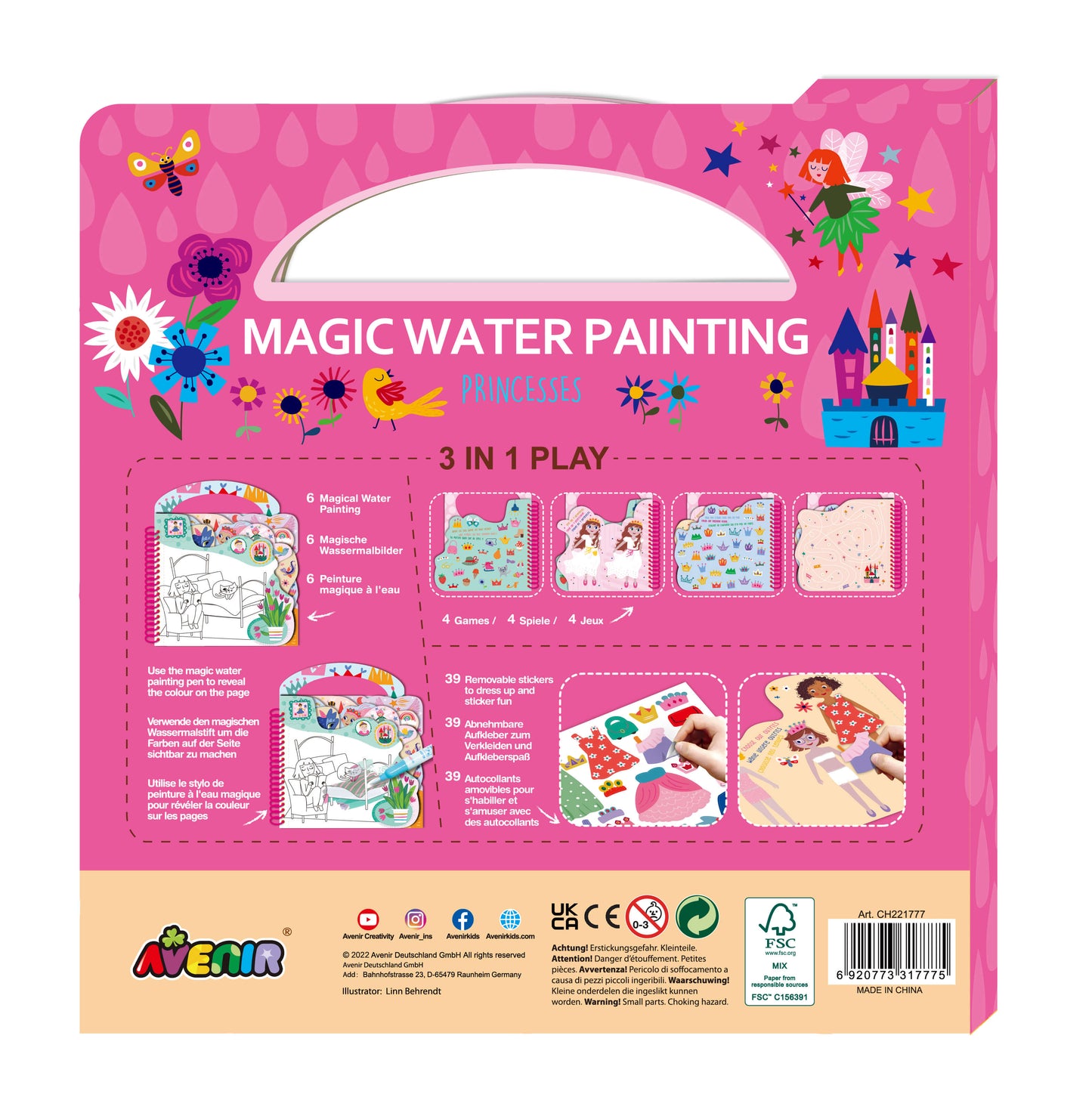 Magic Water Painting Princesses