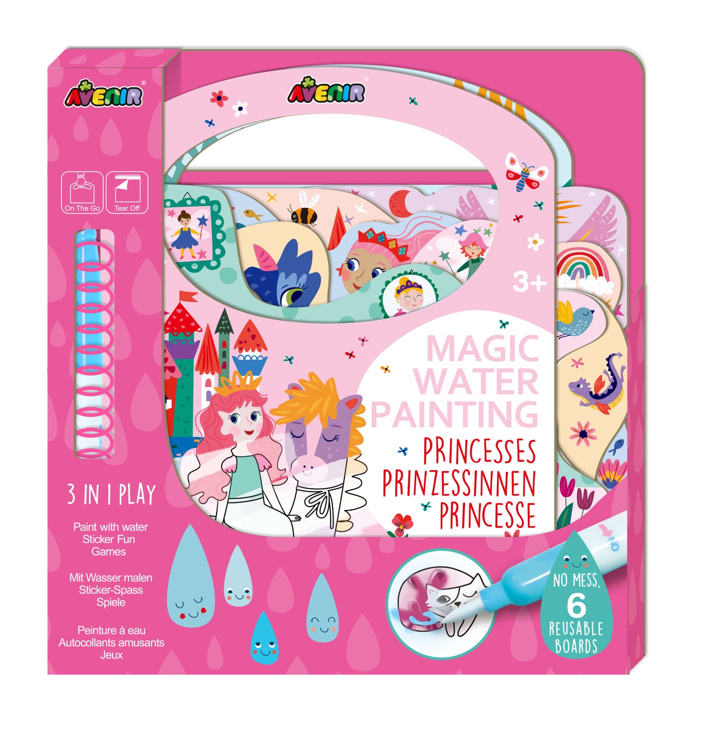 Magic Water Painting Princesses