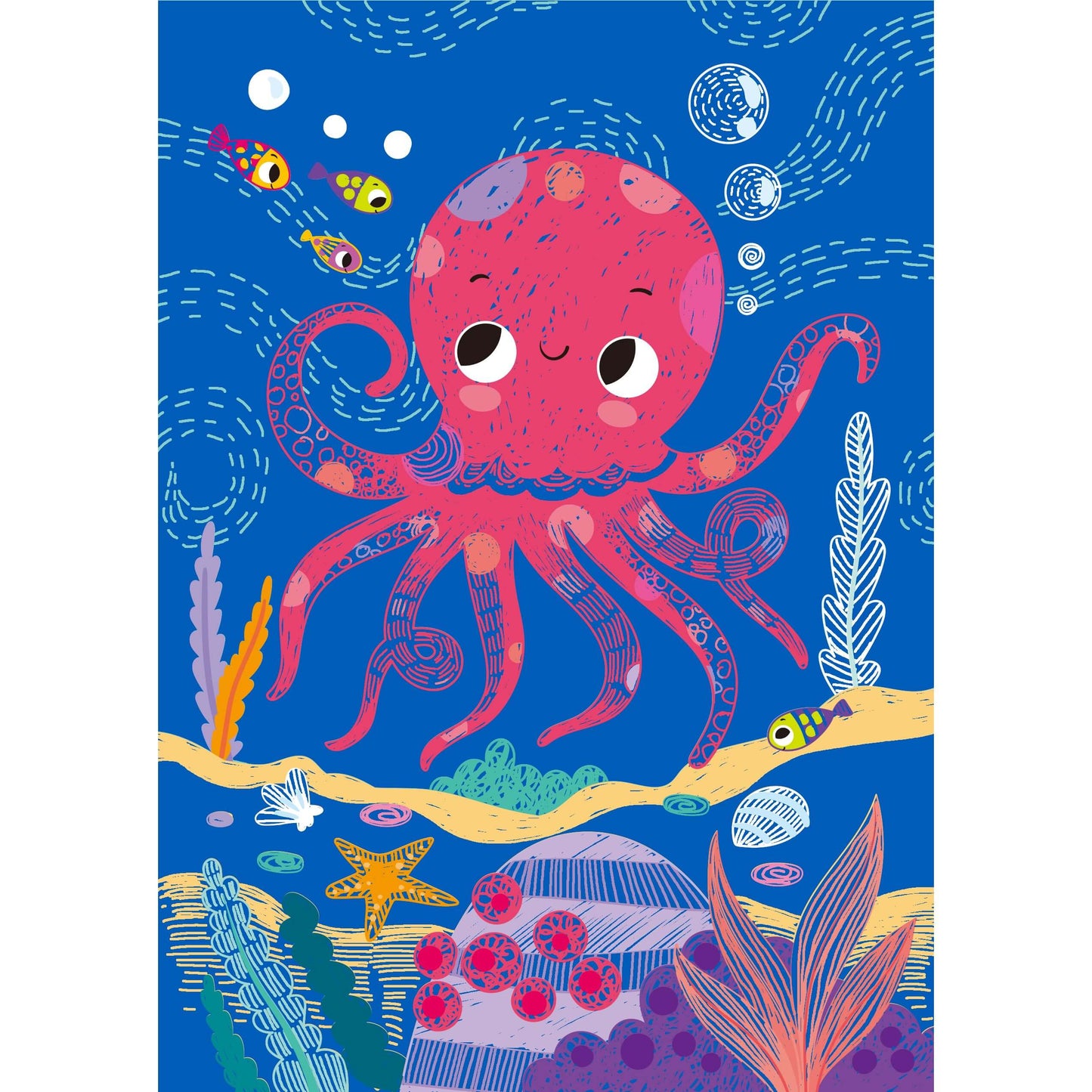A5 Scratch Book - Under the sea