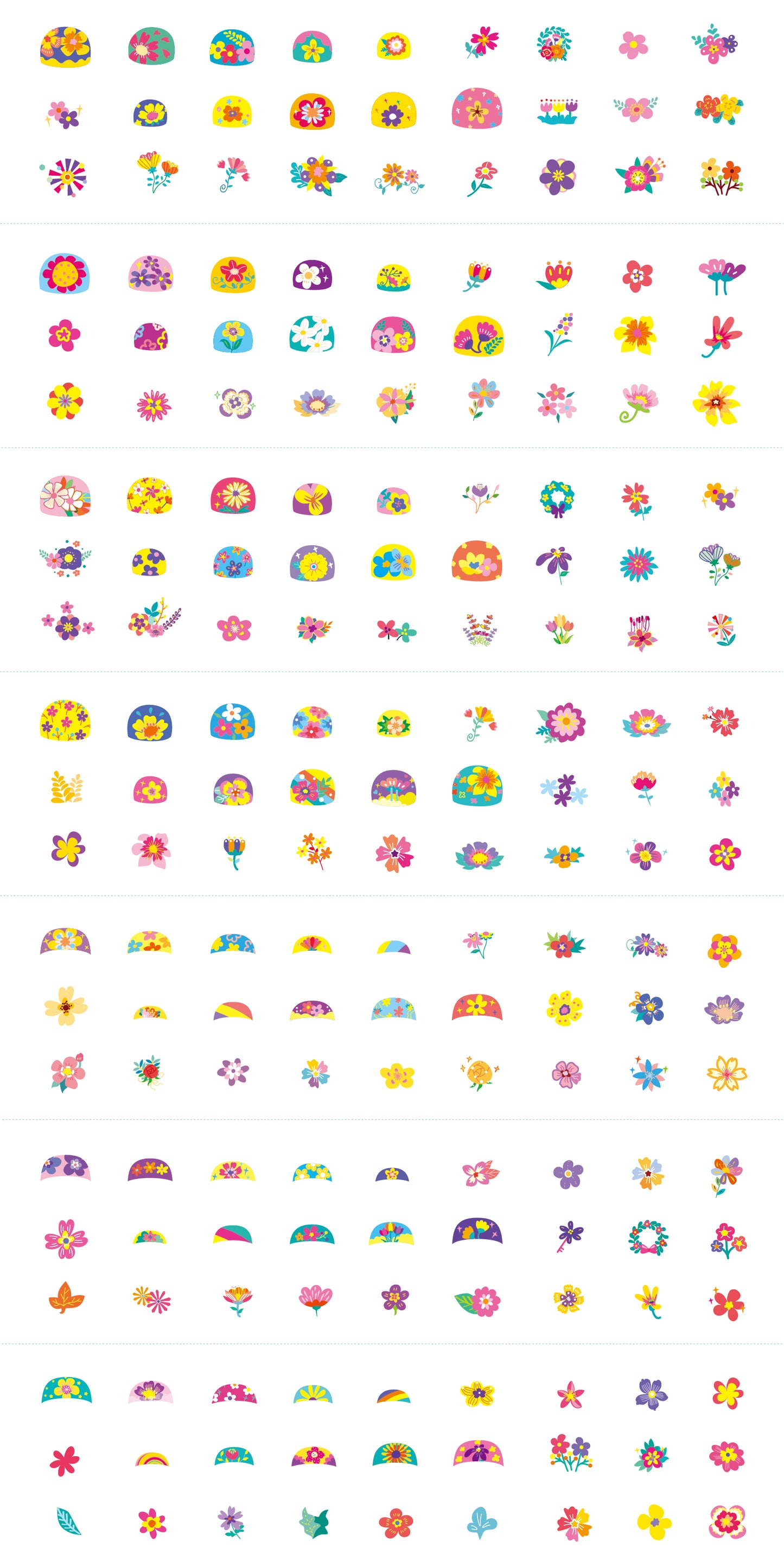 Nail Stickers & Tattoos Flower