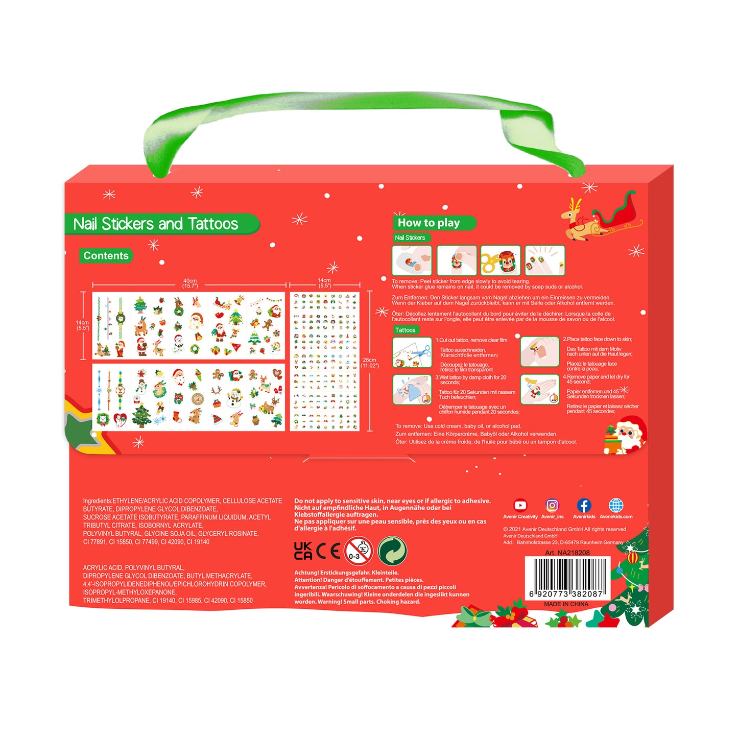 Nail Stickers Christmas