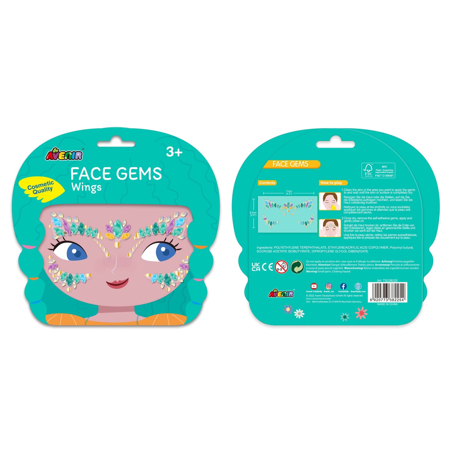 Face Gems Wings