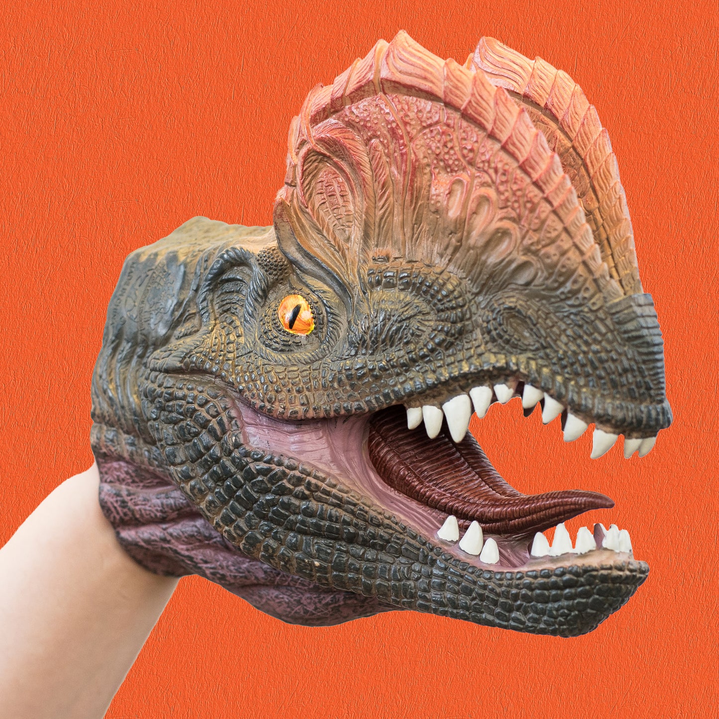 Wild Thingz Hand Puppet - Dilophosaurus