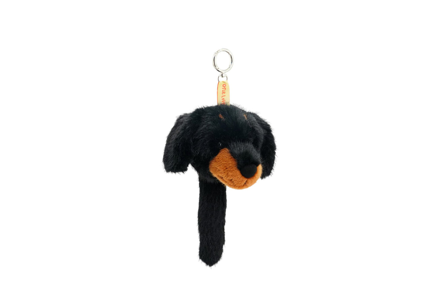 One Love Pumpkin  Bag Charm Dachshund - 9cm