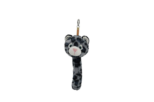 One Love Sky Snow Leopard Bag Charm - 9cm
