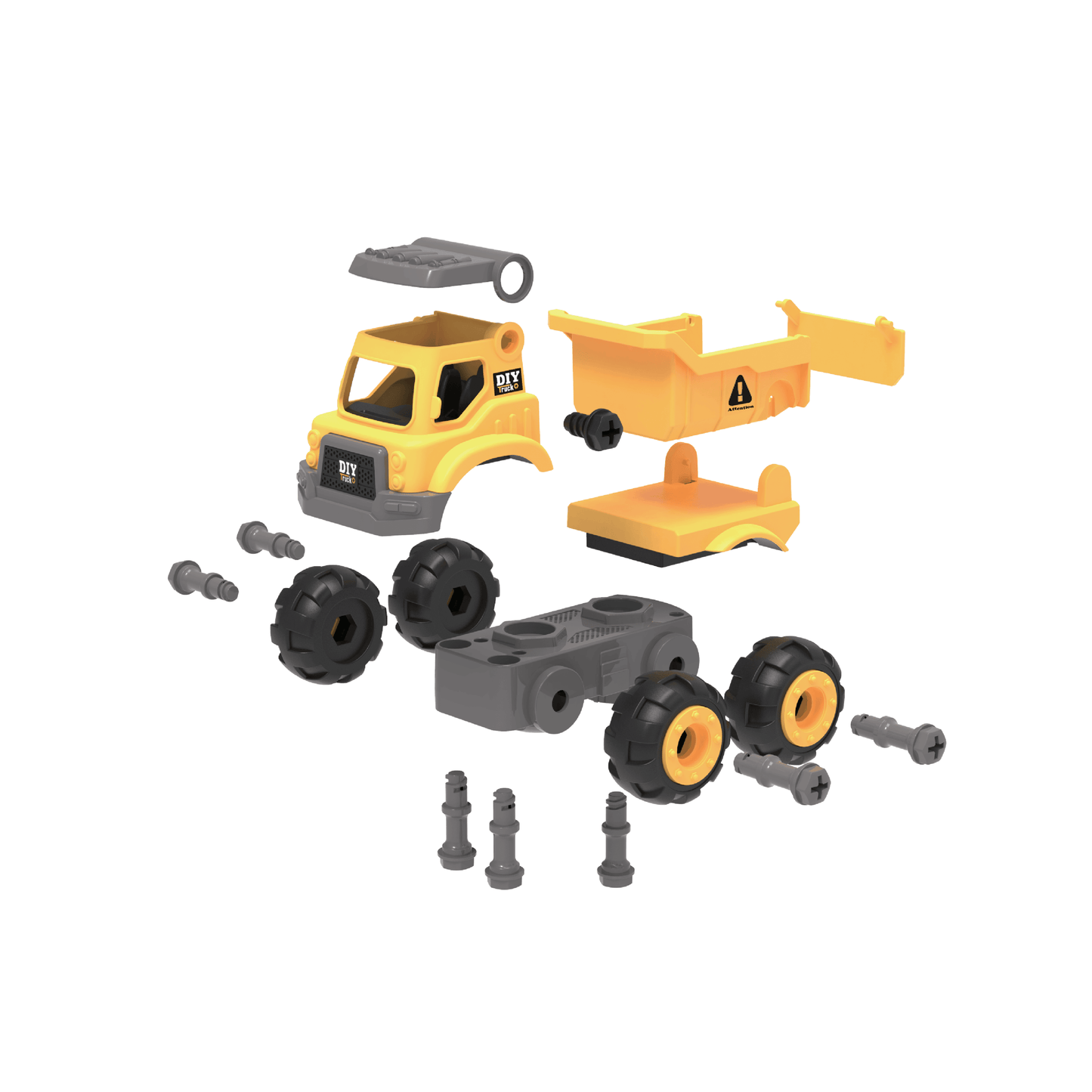Builderz  Dumper Truck & Digger - 2-in-1