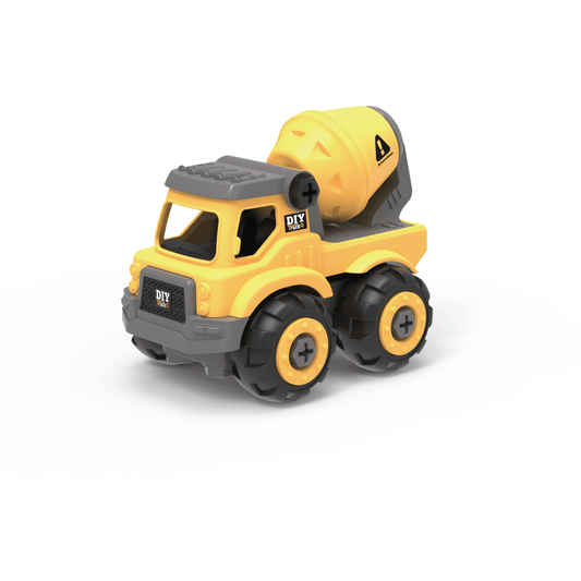 Builderz Cement Truck & Front Loader 2-in-1