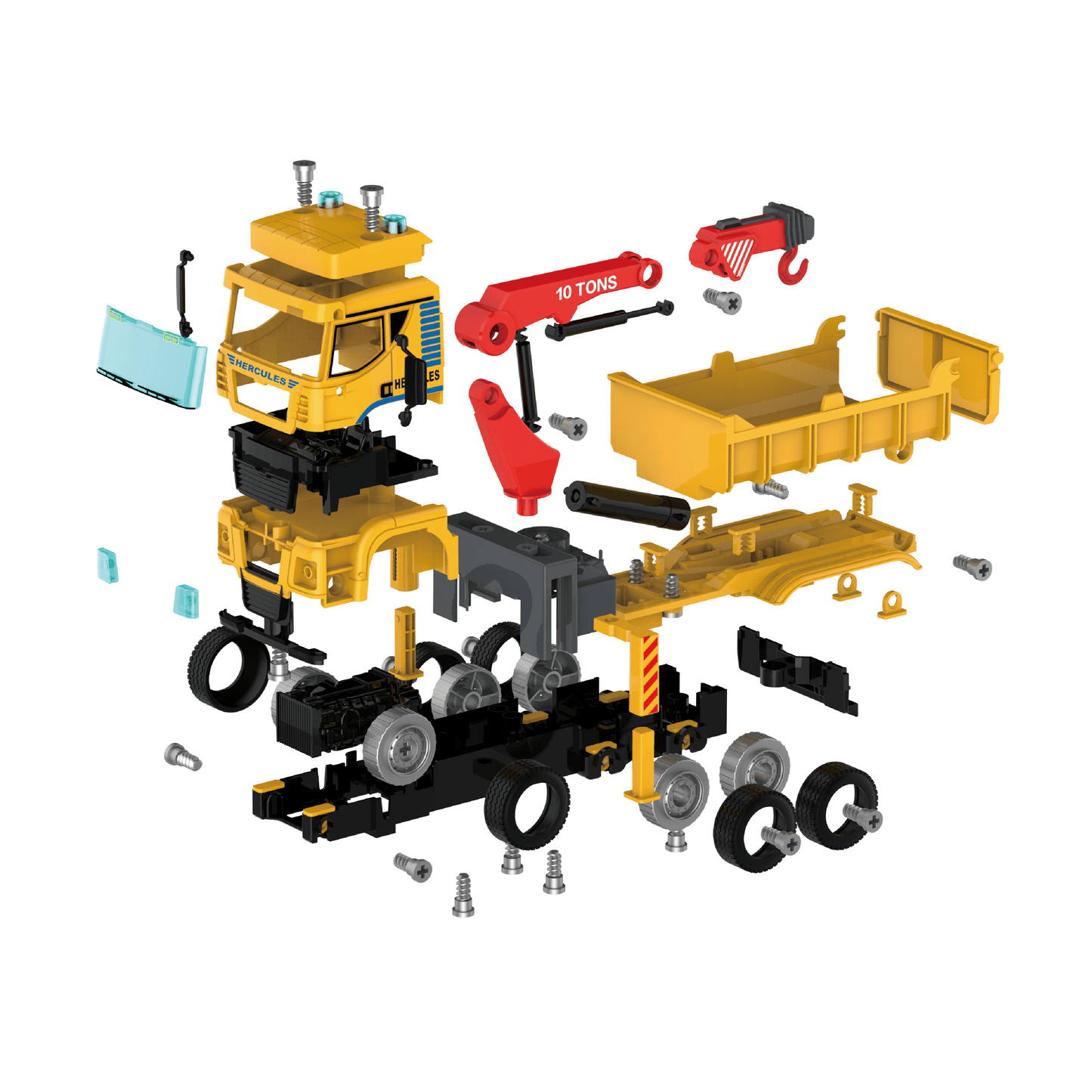 Builderz  Crane Truck - Light & Sound