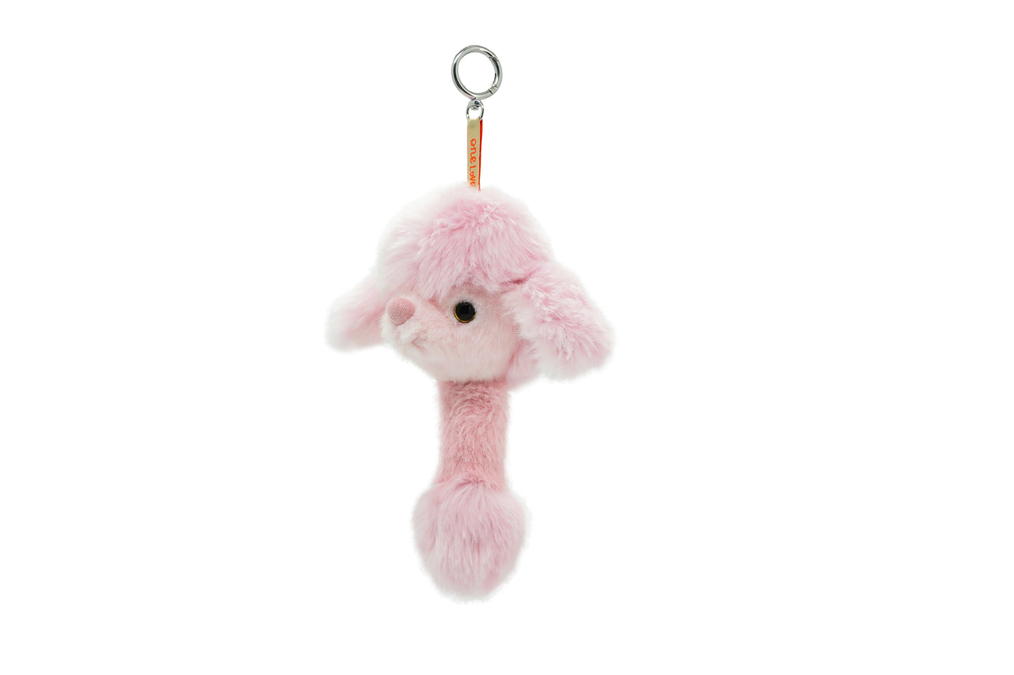 One Love Millie  Bag Charm Pink Poodle - 9cm