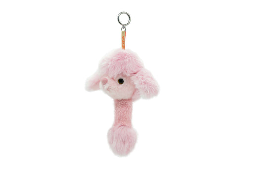 One Love Millie  Bag Charm Pink Poodle - 9cm