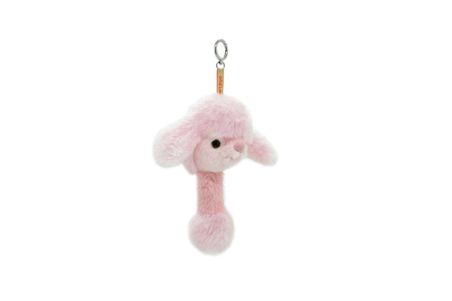 One Love Millie  Bag Charm Pink Poodle - 9cm