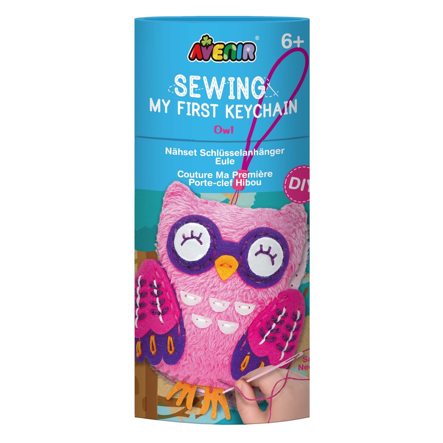 Sewing Keychain Owl
