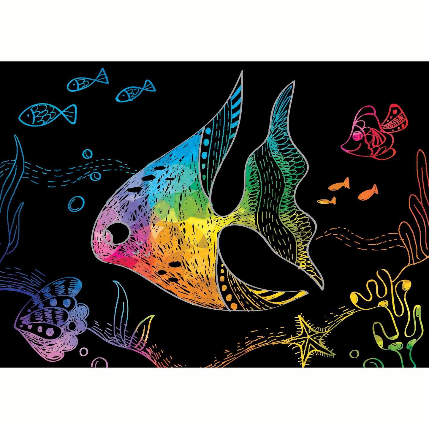 Mini Scratch Book Under the Sea