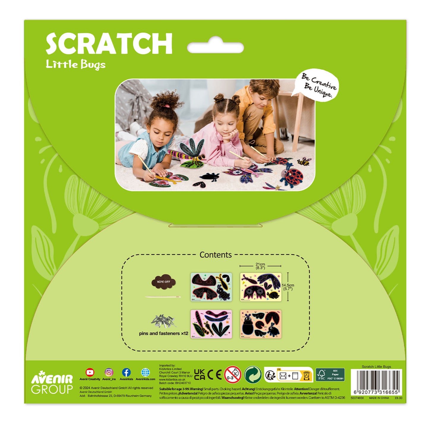 Scratch Garden Bugs