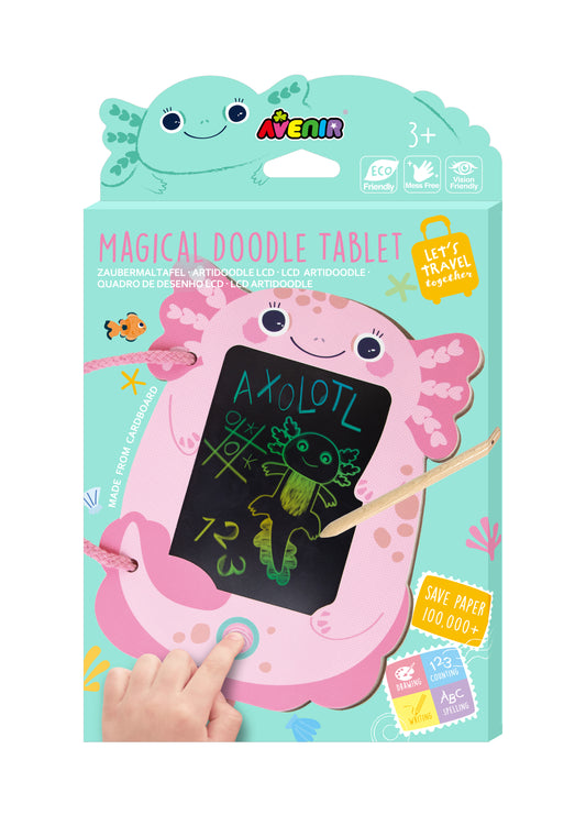 Let's Travel Together Magical Doodle Tablet AxolotI
