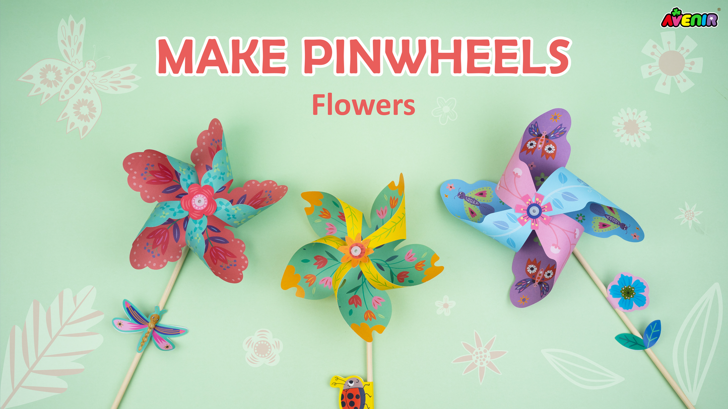 Everyday Craft Make Pinwheels Flowers