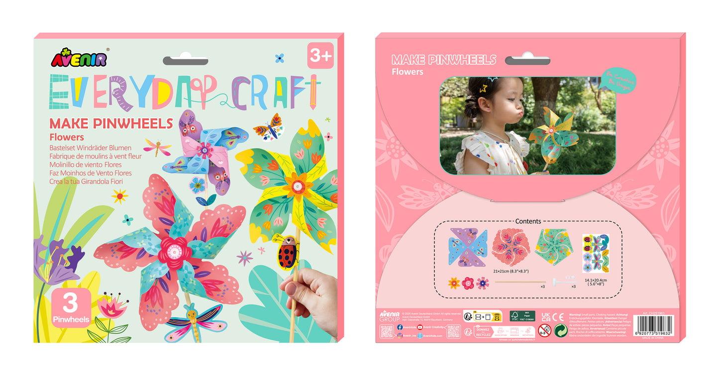 Everyday Craft Make Pinwheels Flowers