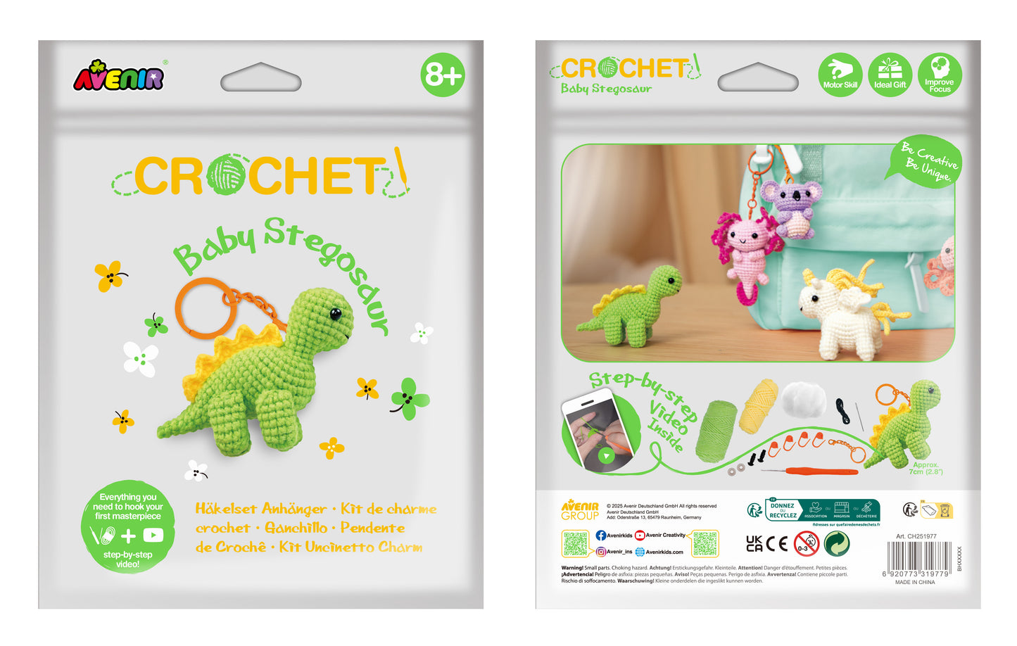 Crochet Baby Stegosaur