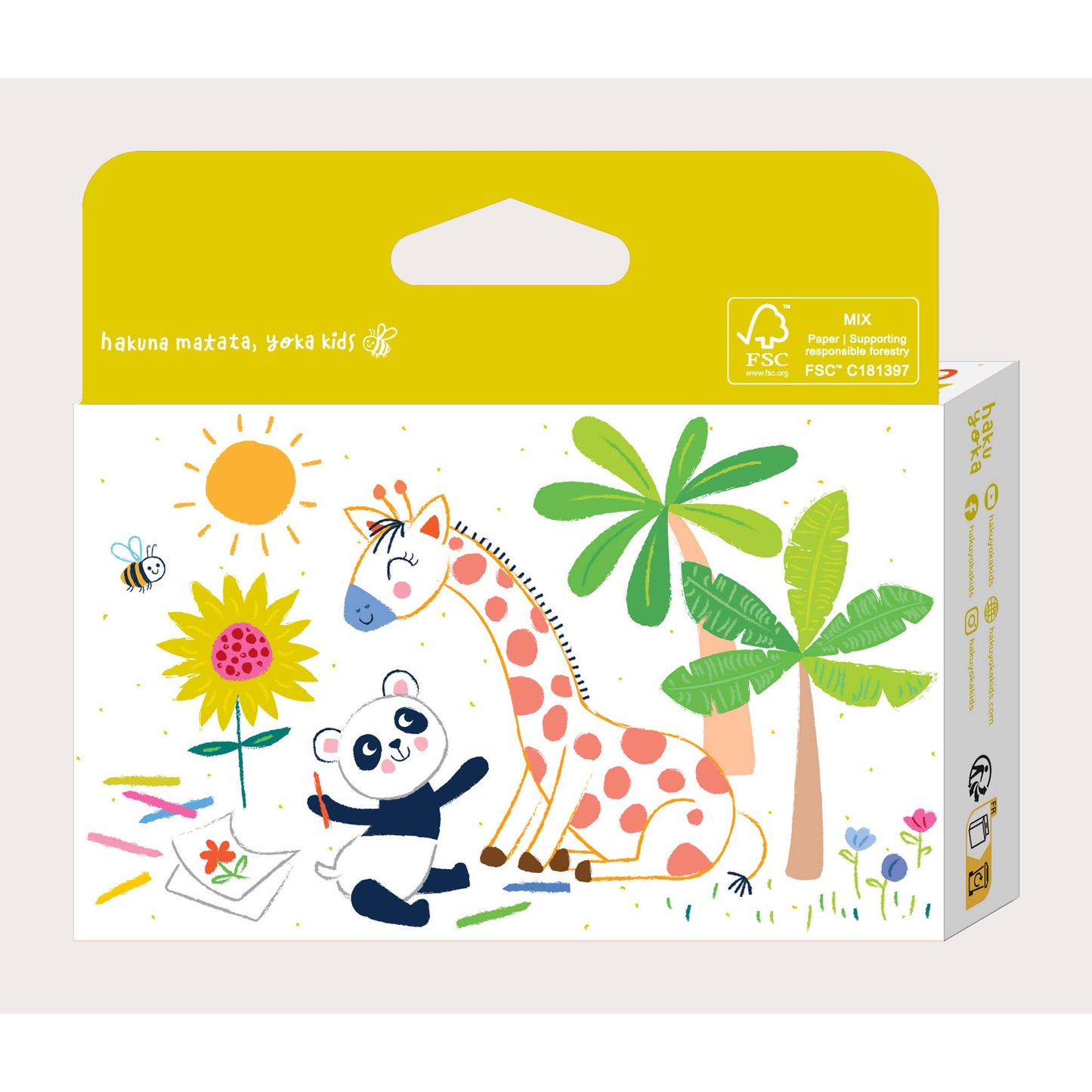 Haku Yoka Spiral Crayons 24 Colours