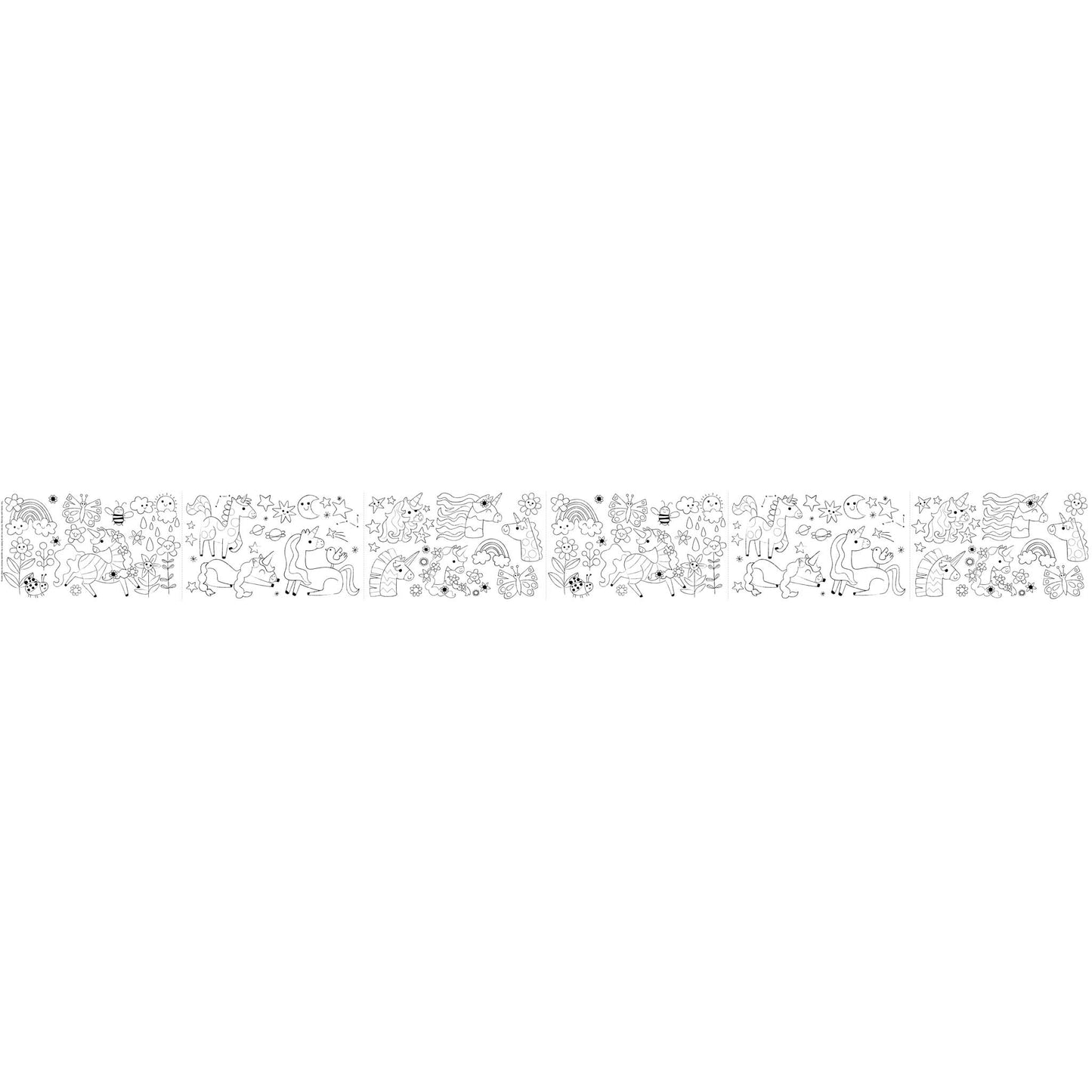 Haku Yoka Colouring Roll Kit Fantasy Unicorn