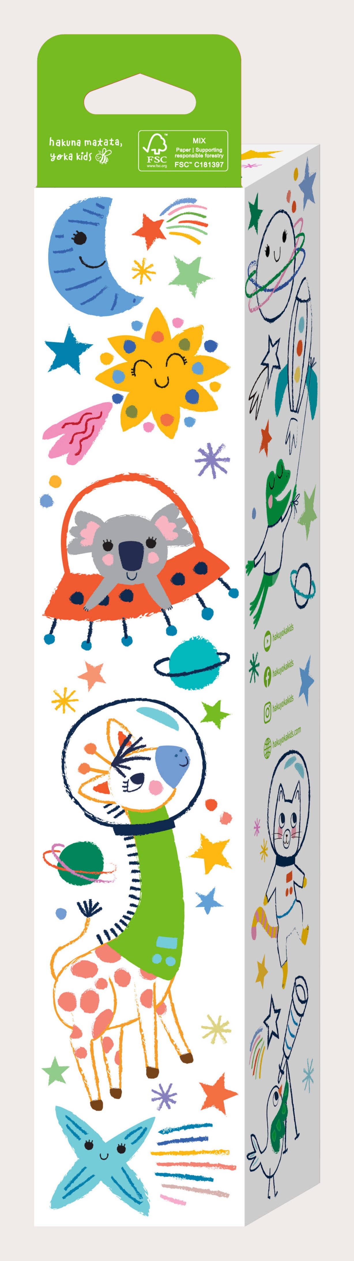 Colouring Roll Kit - Space
