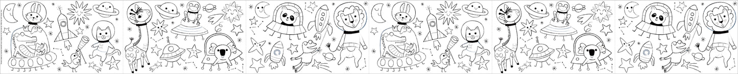 Colouring Roll Kit - Space