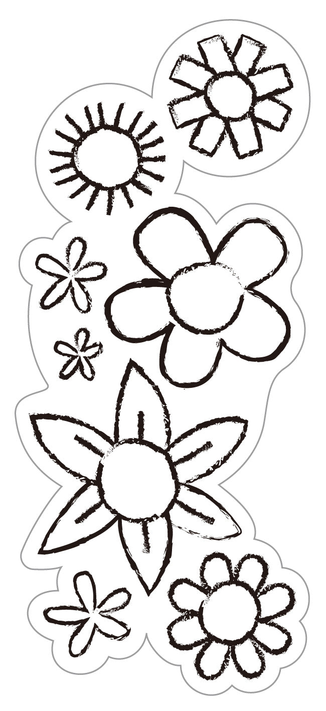 Window Art  Butterfly Garden