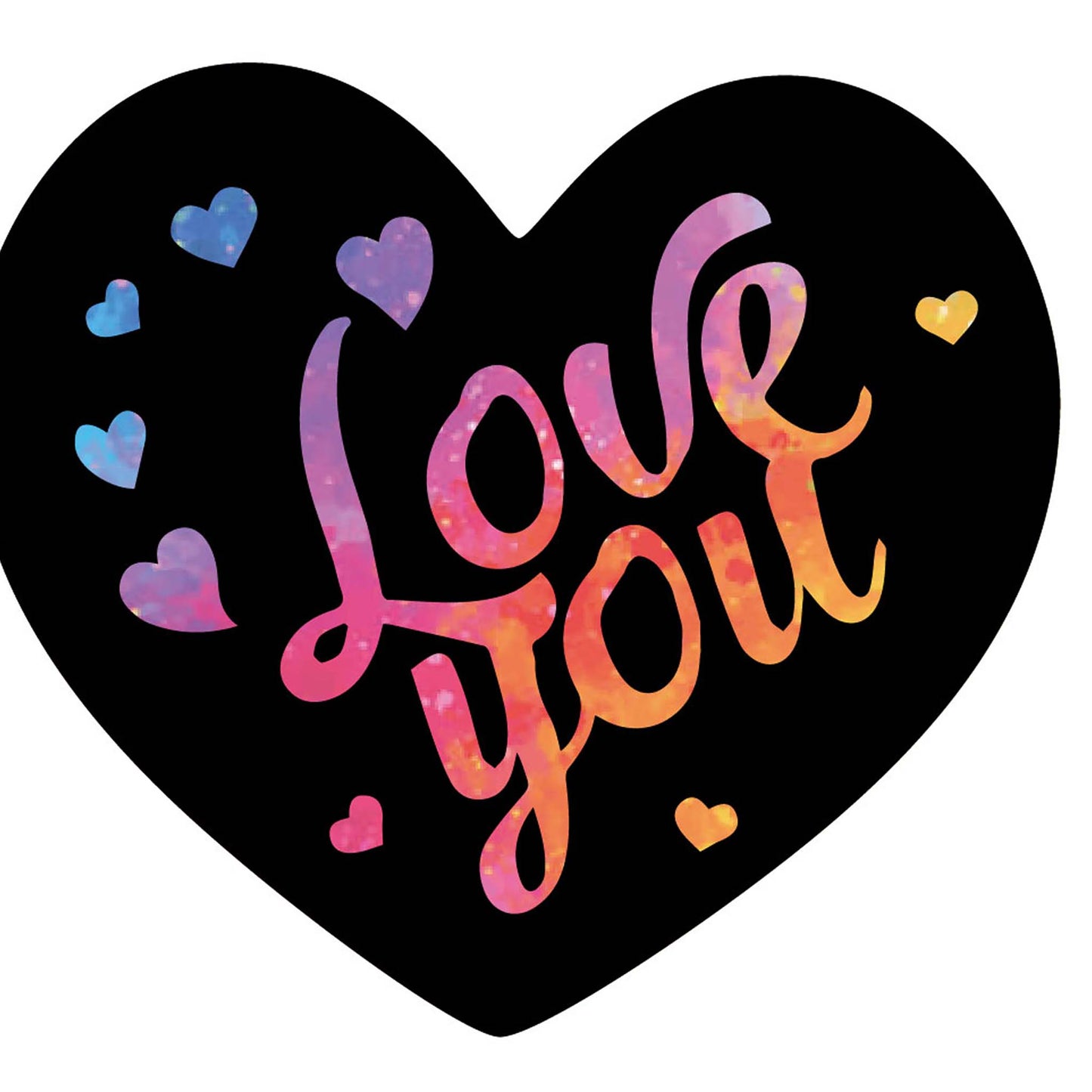 Scratch Heart Note in Display 12 pc