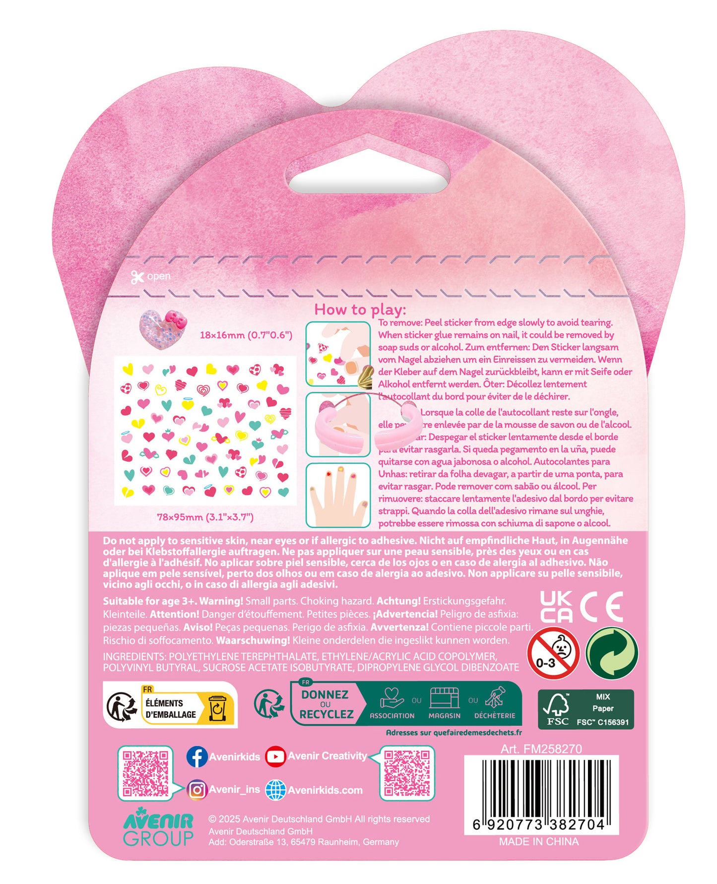 Fancy Me Ring & Nail Stickers