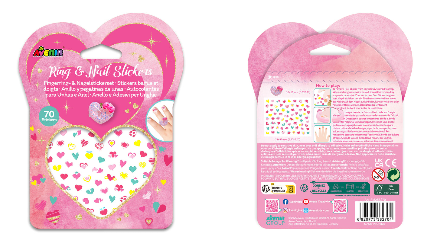 Fancy Me Ring & Nail Stickers