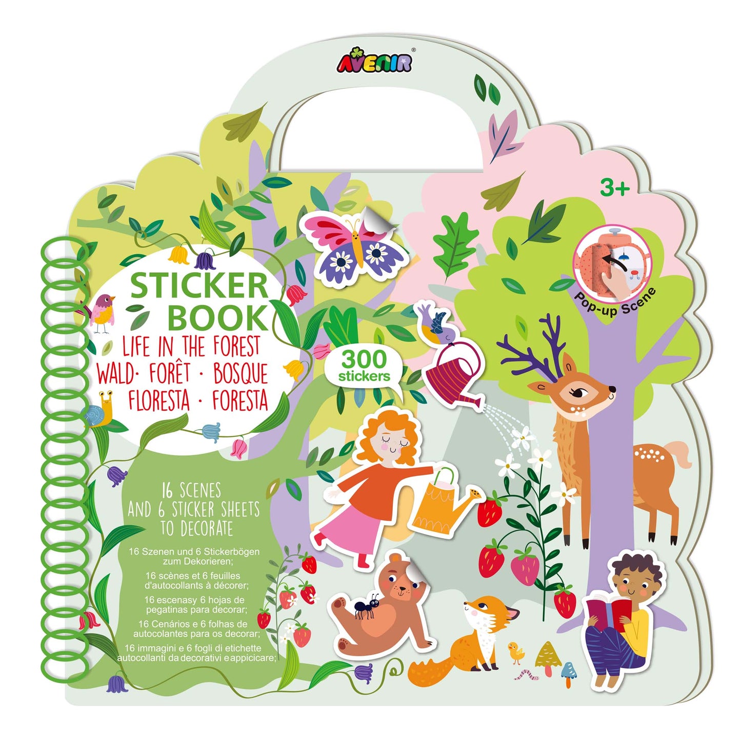 Sticker Book Forest