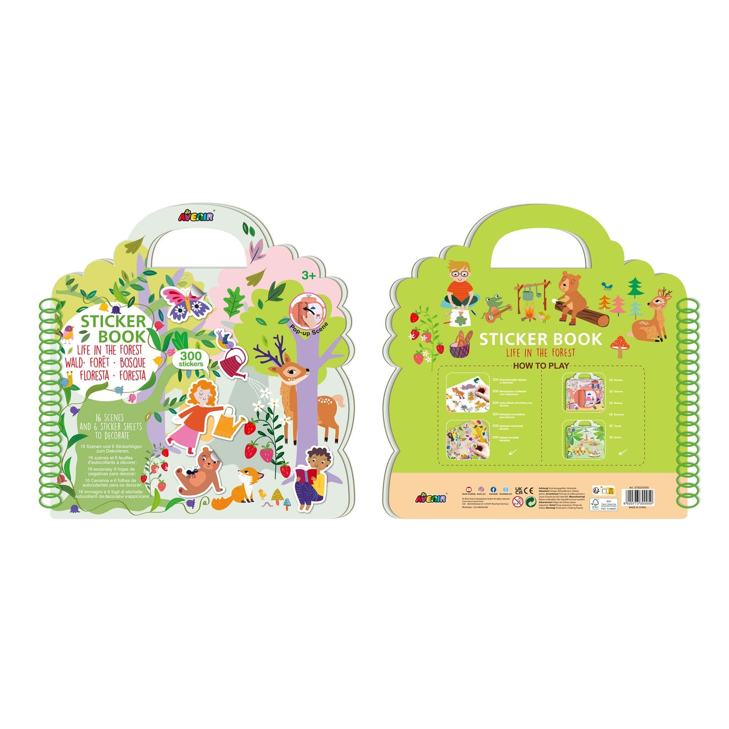 Sticker Book Forest