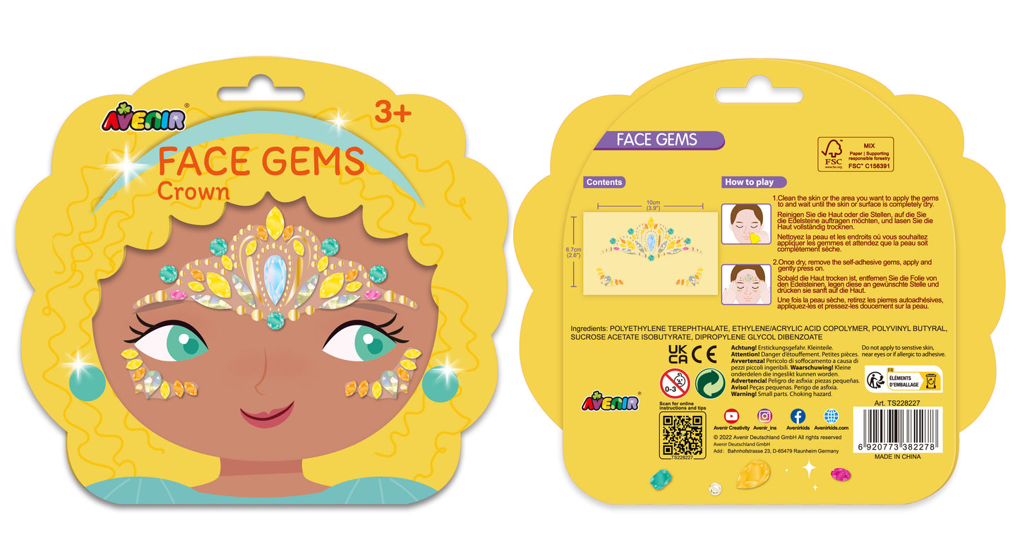 Face gems Crown