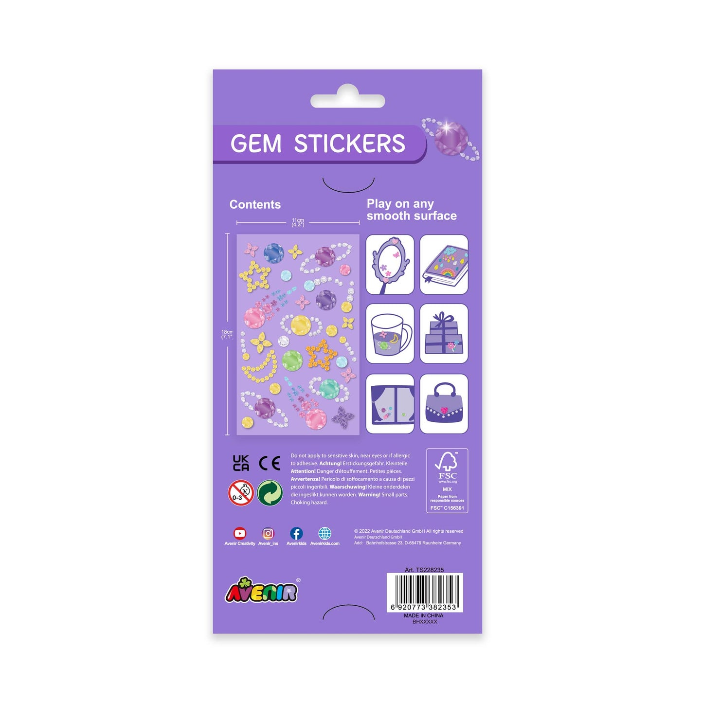 Gem Stickers Galaxy