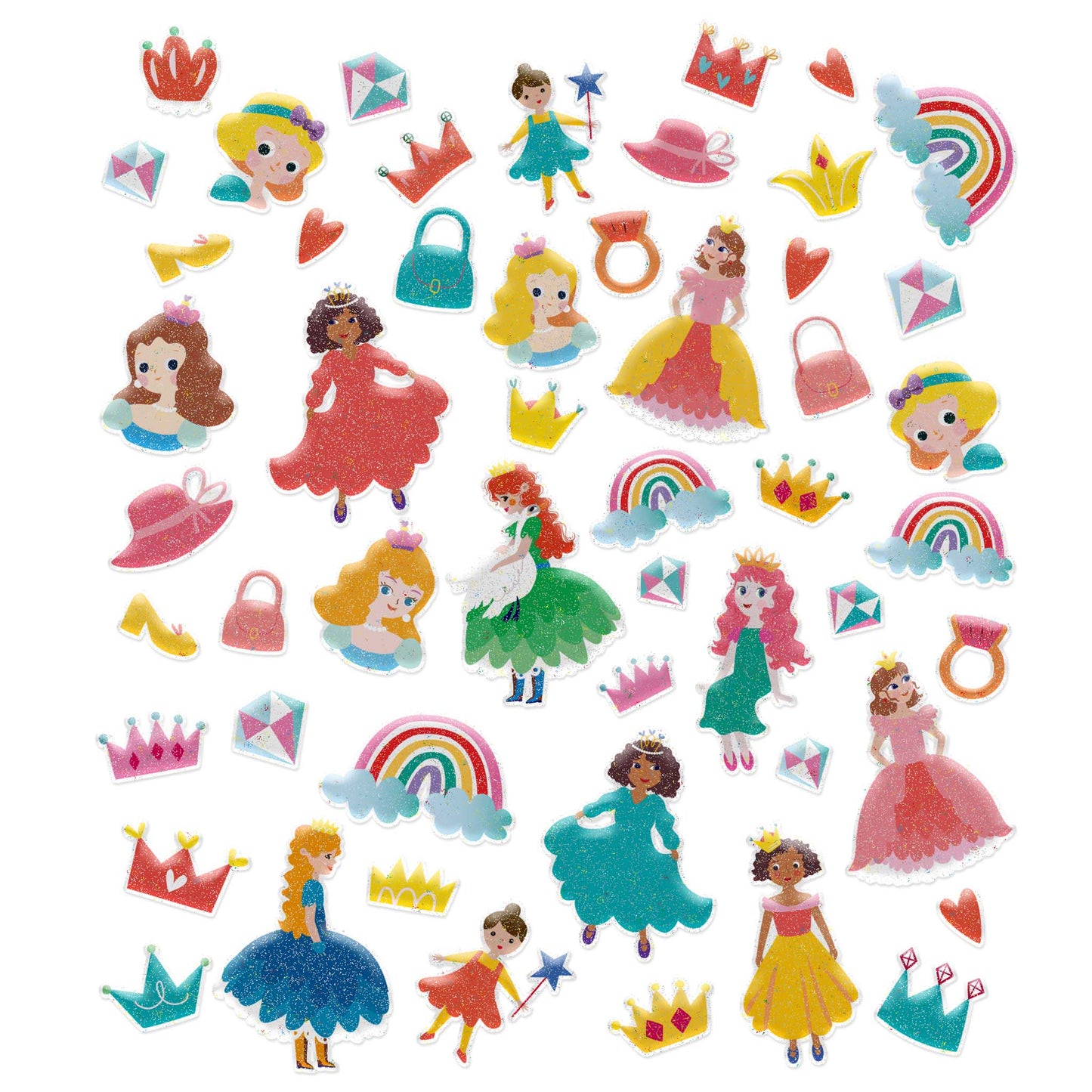 Puffy Stickers Princess
