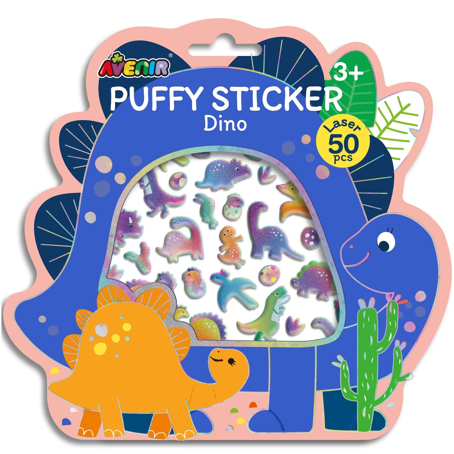 Puffy Stickers Dino