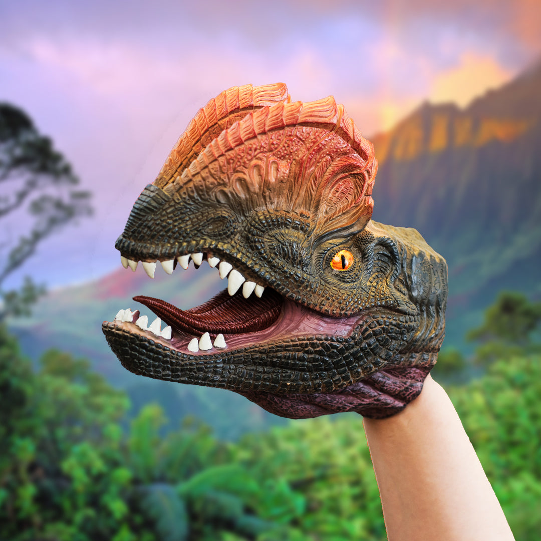 Wild Thingz Hand Puppet - Dilophosaurus