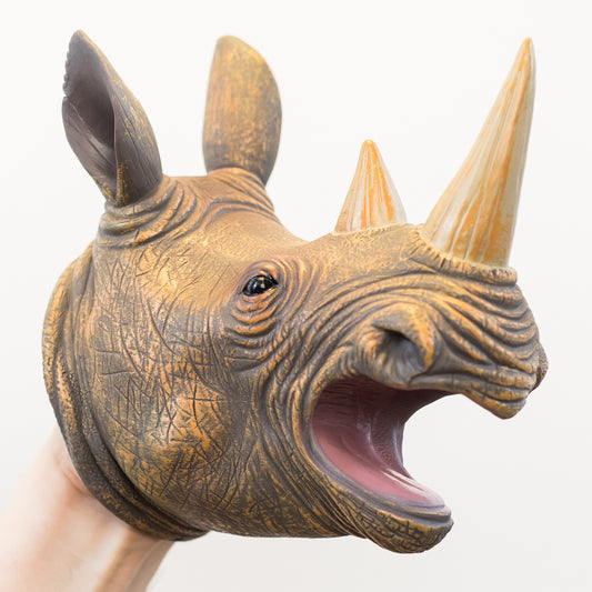 Wild Thingz Hand Puppet - Rhino