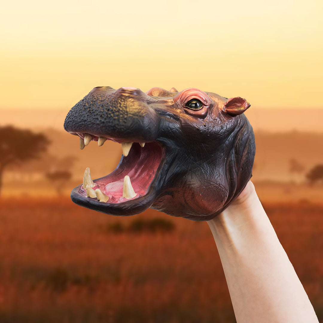 Wild Thingz Hand Puppet - Hippo