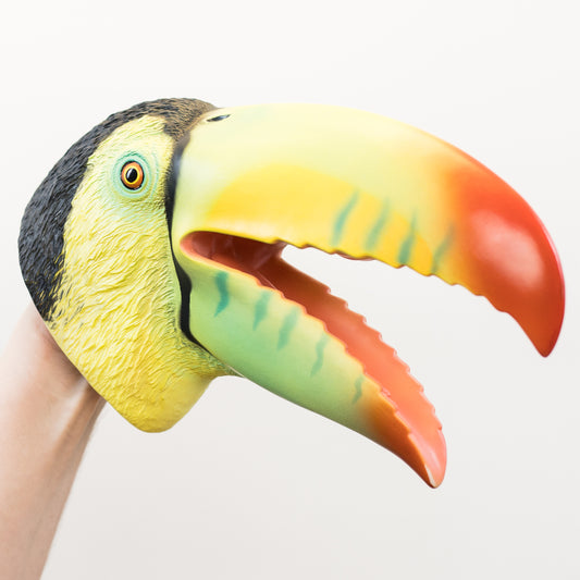 Wild Thingz Hand Puppet - Green Toucan